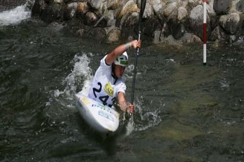 A jovem canoísta Ana Sátila participou neste fim de semana da 3ª Etapa da Copa do Mundo de Canoagem Slalom/ Foto: Divulgação